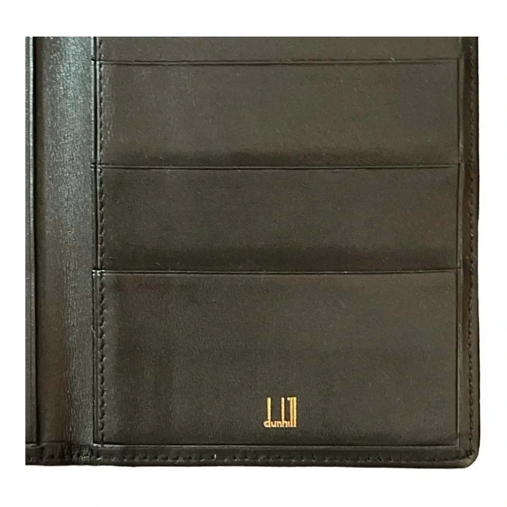 Dunhill VERTICAL Long Bifold Leather Wallet